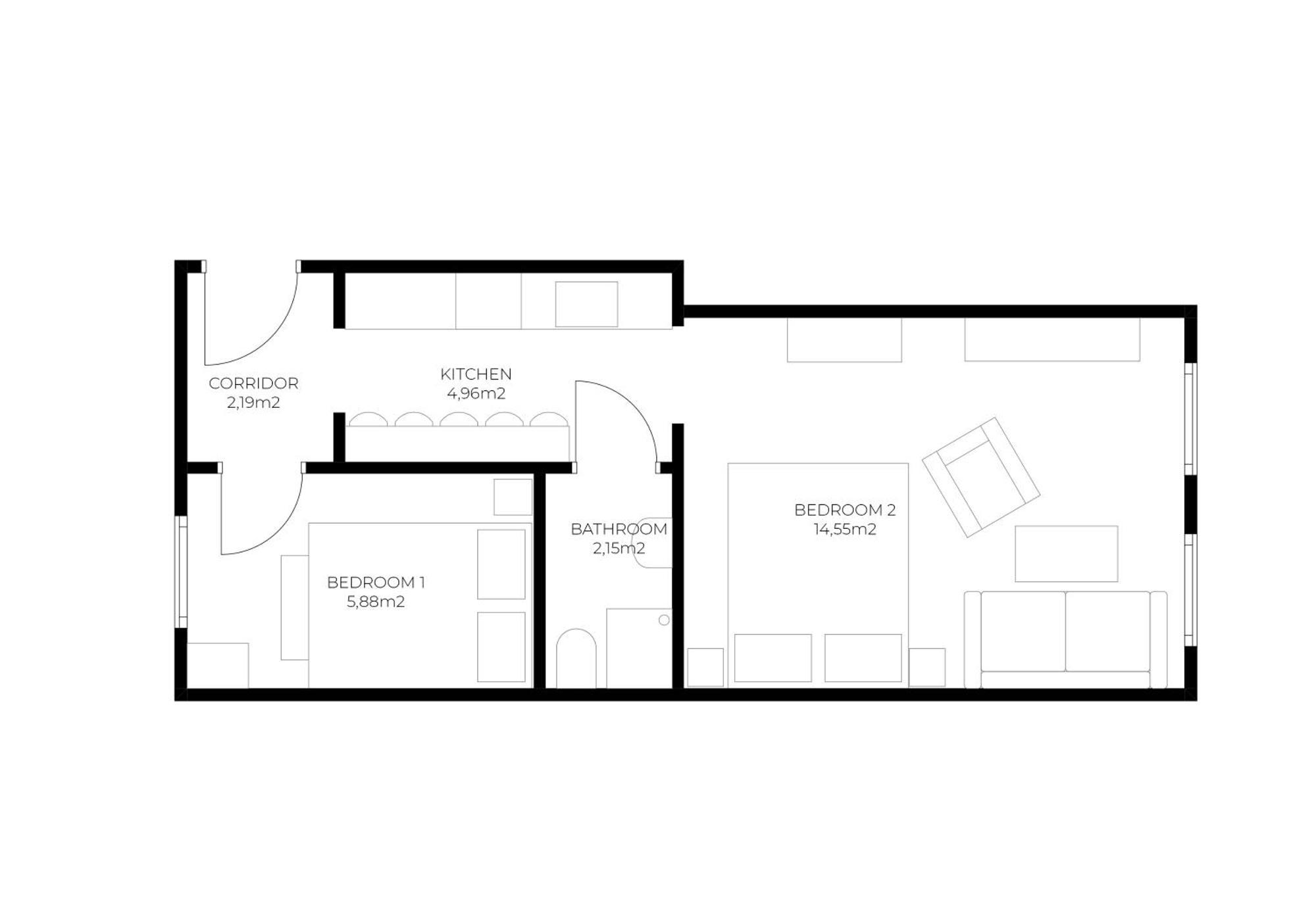 Stylish Apartment, 4 Min To U3 Zipperer Strasse Apartament
